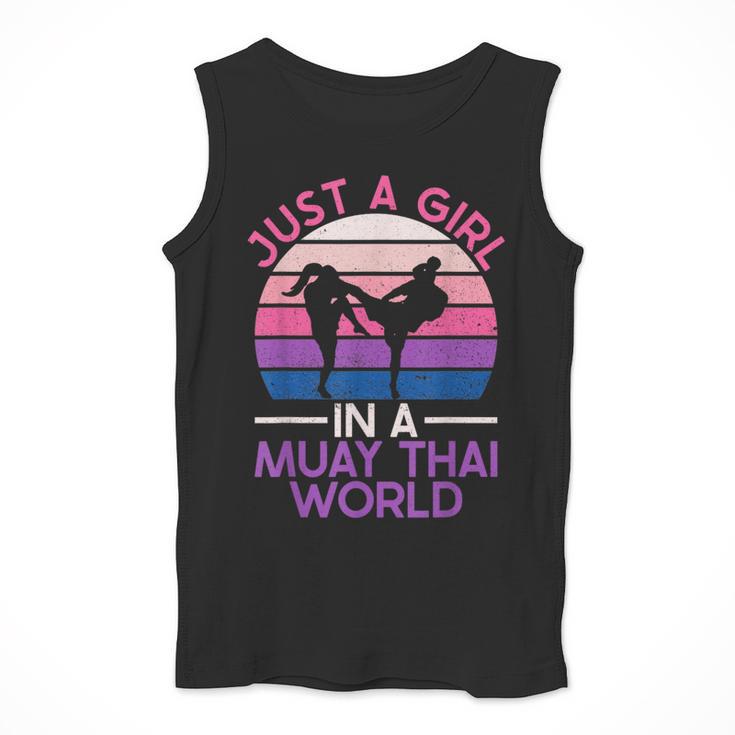 Just A Girl In A Muay Thai World Muay Thai Boxing Men Tank Top