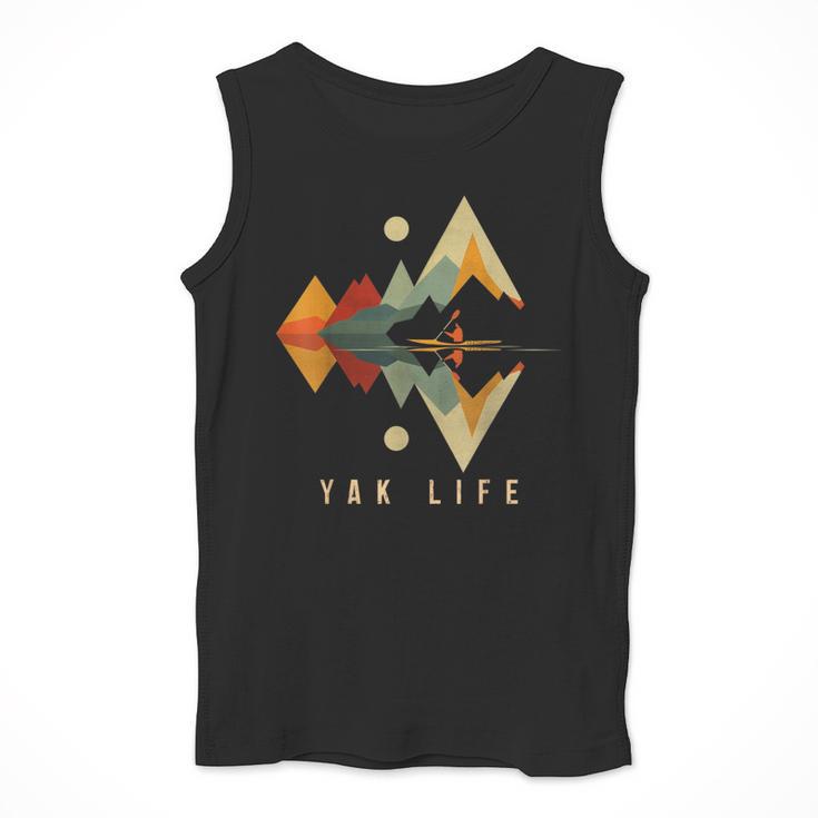 Kayak Vintage Retro Mountains Canoe Kayak Kayak Kayak Men Tank Top