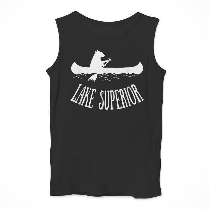 Lake Superior Bear Canoe Upper Peninsula For Yooper Men Tank Top Lake Superior Bear Canoe Upper Peninsula For Yooper Men Tank Top