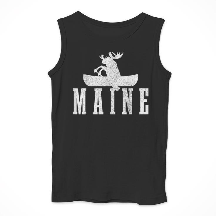 Maine Canoe Kayak Moose USA America Souvenir Men Tank Top Maine Canoe Kayak Moose USA America Souvenir Men Tank Top
