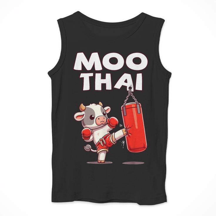 Moo Thai Muay Thai Cow Thai Boxing For Kids Muay Thai Men Tank Top Moo Thai Muay Thai Cow Thai Boxing For Kids Muay Thai Men Tank Top