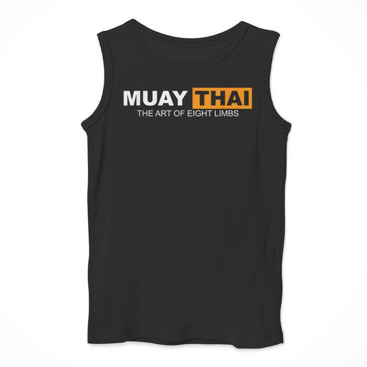 Muay Thai The Art Of Eight Limbs Kickboxing And MMA Fighter Men Tank Top