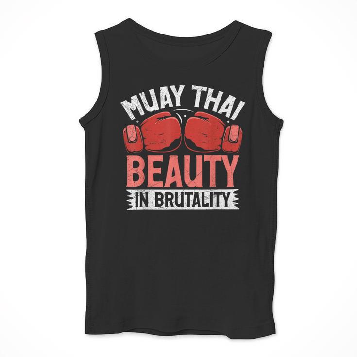 Muay Thai Beauty In Brutality Muay Thai Men Tank Top Muay Thai Beauty In Brutality Muay Thai Men Tank Top