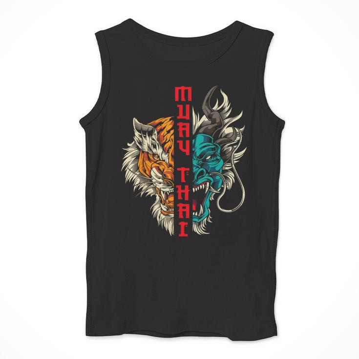 Muay Thai Thai Boxing Dragon Tiger Men Tank Top Muay Thai Thai Boxing Dragon Tiger Men Tank Top
