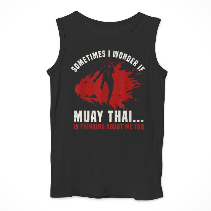 Muay Thai Boxing Teacher Kickboxing Martial Arts Instructor Men Tank Top