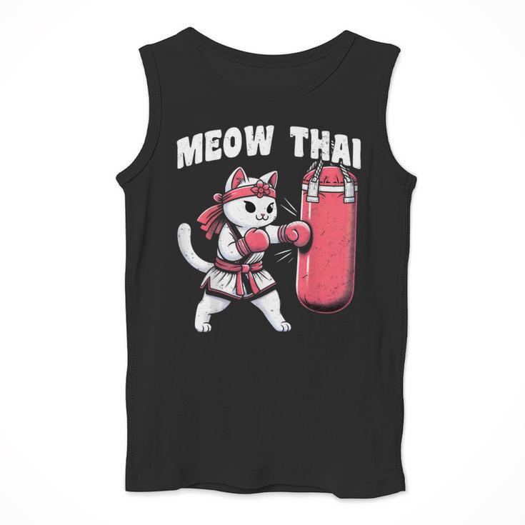 Muay Thai Cat Meow Thai Women Neko Costume Muay Thai Men Tank Top
