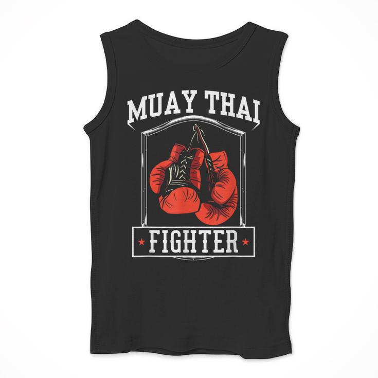 Muay Thai Fighter Hobby Boxing Martial Arts Men Tank Top