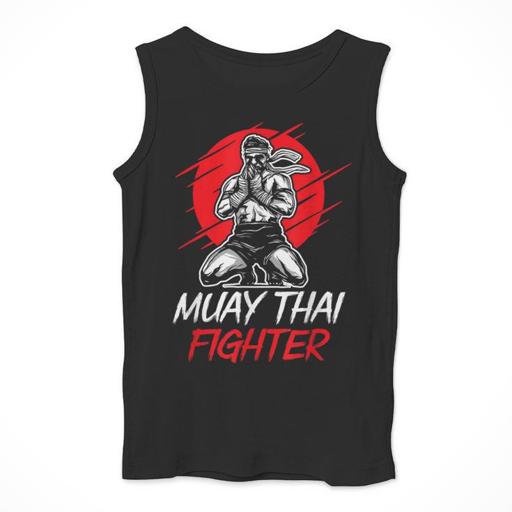 Muay Thai Fighter Martial Arts Boxing Hobby Men Tank Top