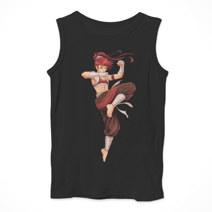 Muay Thai Girl Anime Japan Thaiboxer Kickboxing Muay Thai Men Tank Top Muay Thai Girl Anime Japan Thaiboxer Kickboxing Muay Thai Men Tank Top
