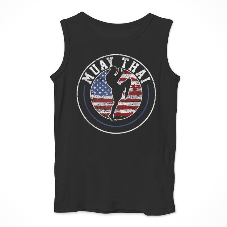 Muay Thai Kickboxing Vintage Men Tank Top