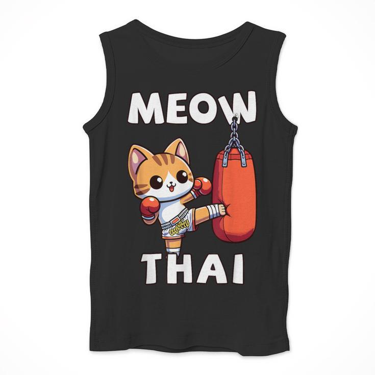 Muay Thai Meow Thai Thai Boxing For Boys Muay Thai Cat Men Tank Top Muay Thai Meow Thai Thai Boxing For Boys Muay Thai Cat Men Tank Top