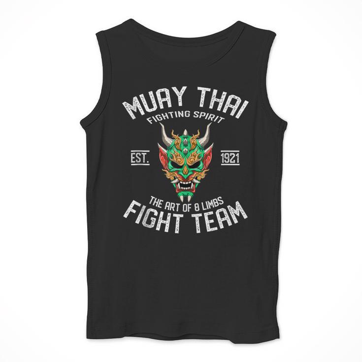 Muay Thai Oni Fight Team Kickboxing Men Tank Top Muay Thai Oni Fight Team Kickboxing Men Tank Top
