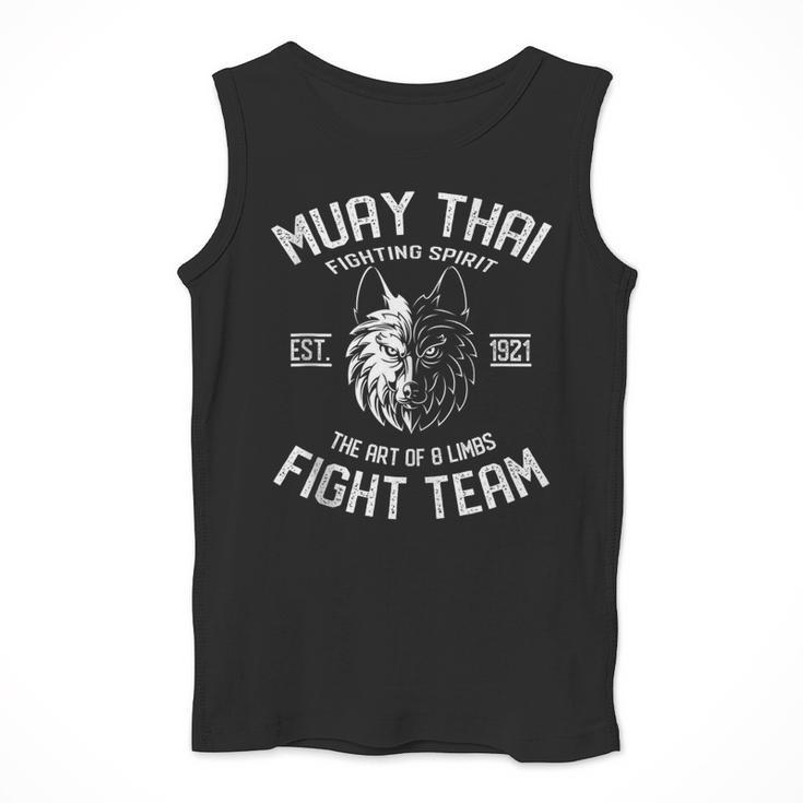 Muay Thai Wolf Fight Team Nak Muay Kickboxing Men Tank Top Muay Thai Wolf Fight Team Nak Muay Kickboxing Men Tank Top