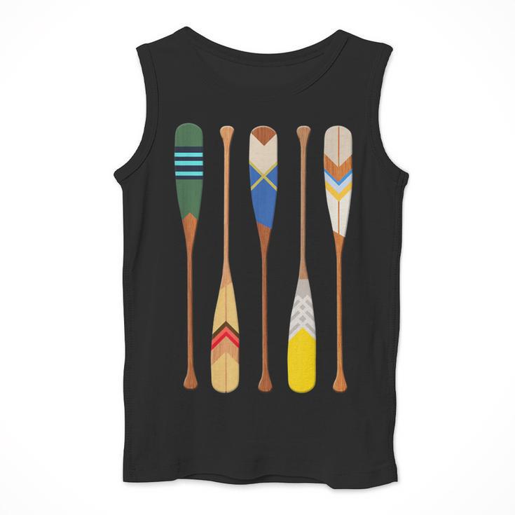 Paddle Canoe Men Tank Top