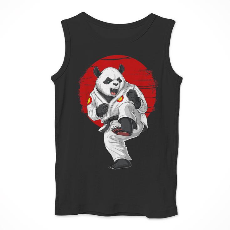 Panda Bear Karate Kickboxing Muay Thai Martial Arts Men Tank Top