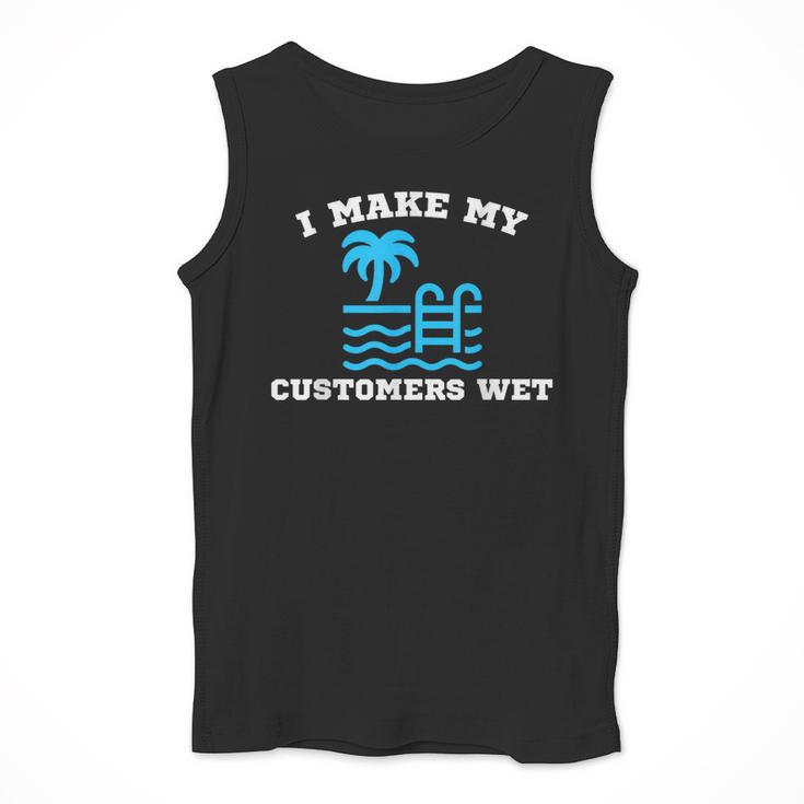 Pool Boy For Swimming Pool Service Guy Men Tank Top