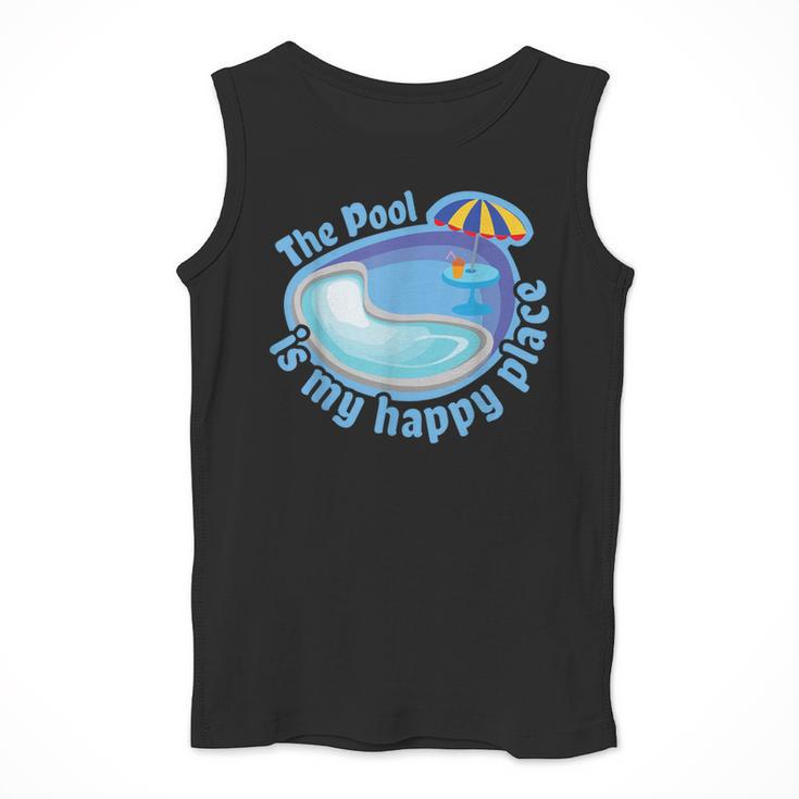 The Pool Is My Happy PlaceShirt Summer Swimming Tee Men Tank Top The Pool Is My Happy PlaceShirt Summer Swimming Tee Men Tank Top