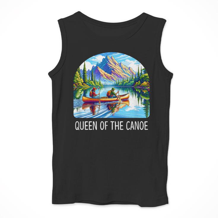 Queen Of The Canoe Canoeing Men Tank Top