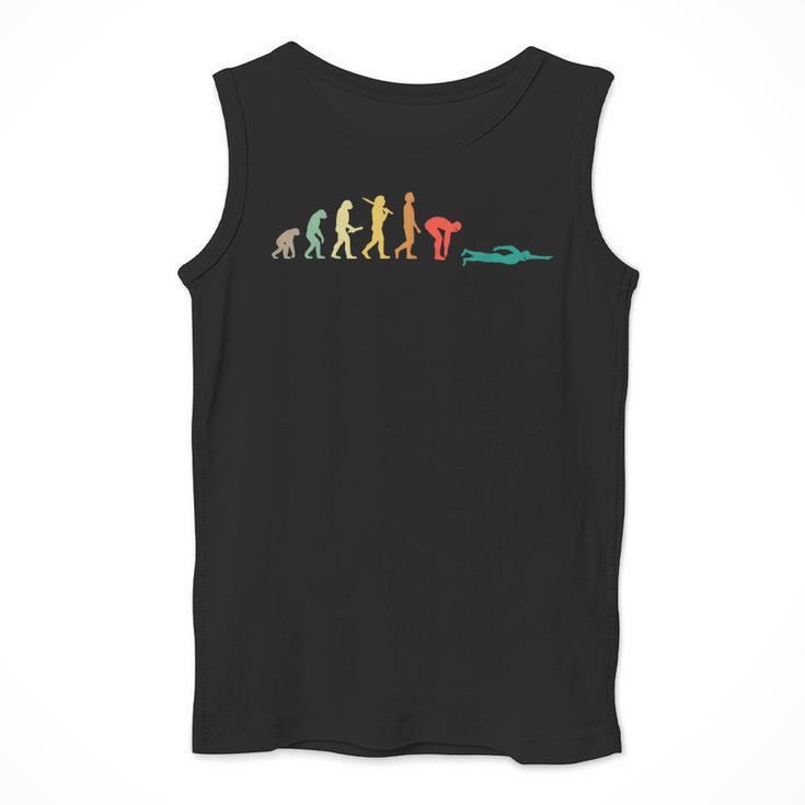 Retro Swimming Evolution For Swimmers Small Men Tank Top Retro Swimming Evolution For Swimmers Small Men Tank Top