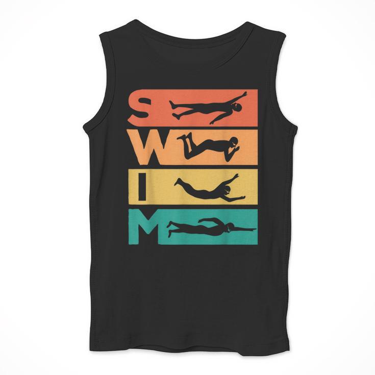 Retro Vintage Swimming For Swimmers Men Tank Top Retro Vintage Swimming For Swimmers Men Tank Top