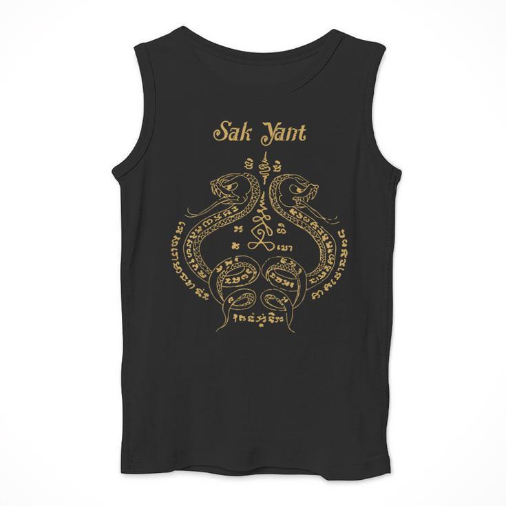 Sak Yant Sak Yant Tattoo Sak Yant Muay Thai Sak Yant T-Shirt Men Tank Top