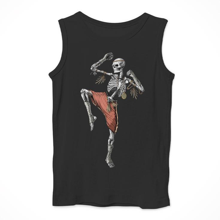 Skeleton Muay Thai Boxing Karate Kickboxing Martial Arts Men Tank Top
