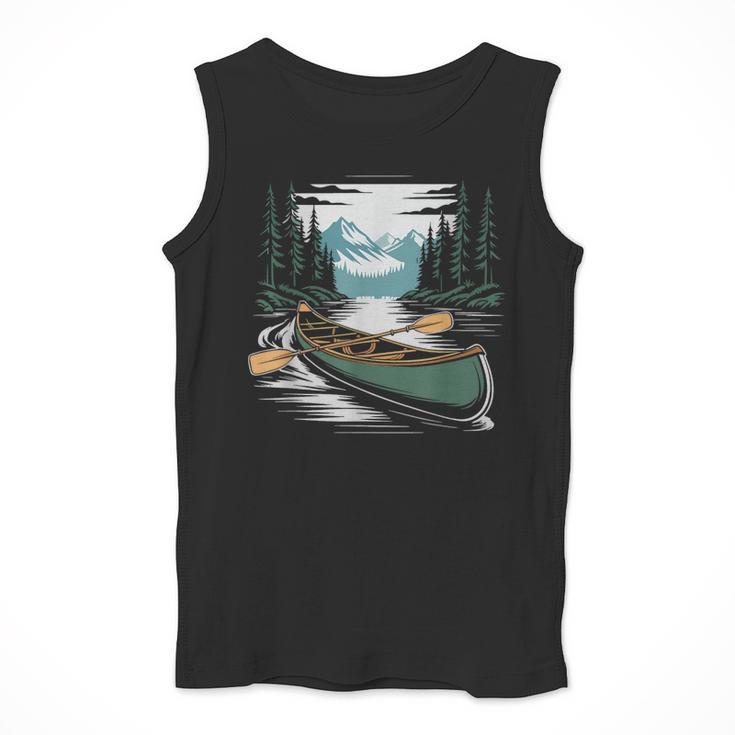 Solo Canoe Tourer Who Knows Every Rapid Campsite Portage Men Tank Top