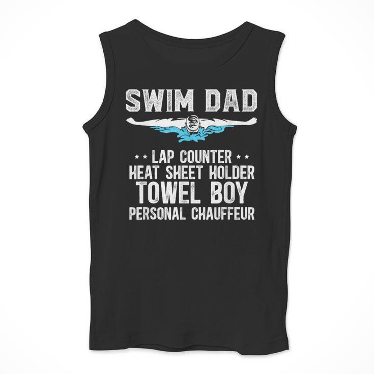 Swim Dad Definition Swimming Dad Of A Swimmer Dad Men Tank Top