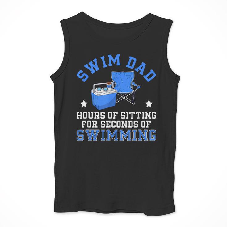 Swim Dad Of A Swimmer Dad Swim Father Swimming Dad Men Tank Top