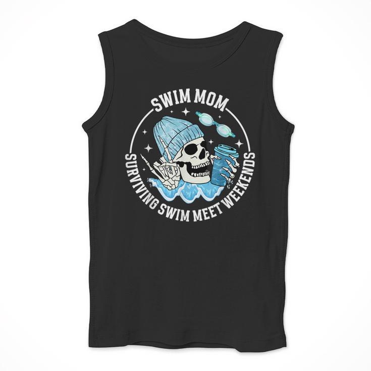 Swim Meets Swim Mom Of A Swimmer Mom Swim Mama Swimming Mom Men Tank Top