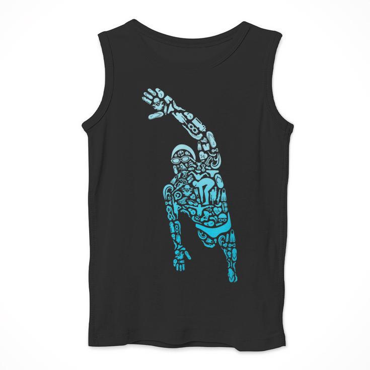 Swim Sport Athletes Swimmer Dad Boys Competitive Swimming Men Tank Top Swim Sport Athletes Swimmer Dad Boys Competitive Swimming Men Tank Top