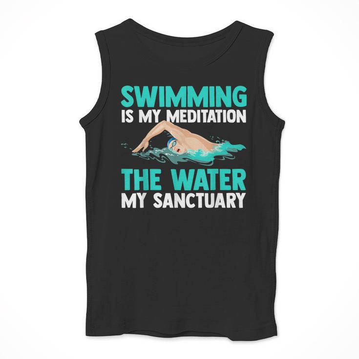 Swim Swimmers Swimming Men Tank Top
