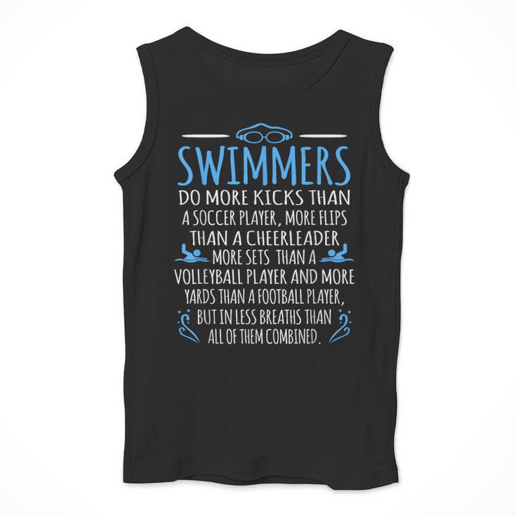 Swimmers Facts Swimming Swim Coach Men Women Graphic Small Men Tank Top Swimmers Facts Swimming Swim Coach Men Women Graphic Small Men Tank Top