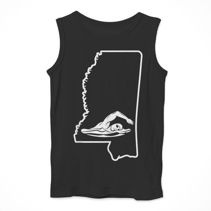 Swimming Apparel Mississippi Swimmer Training Men Tank Top Swimming Apparel Mississippi Swimmer Training Men Tank Top