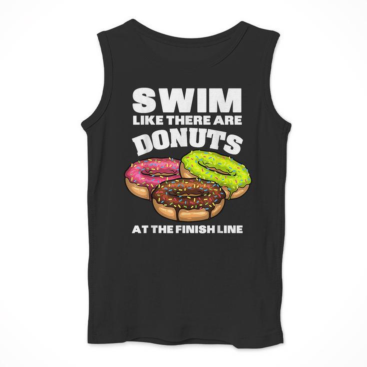 Swimming Donut Men Women Swimmer Sports Athlete Men Tank Top Swimming Donut Men Women Swimmer Sports Athlete Men Tank Top
