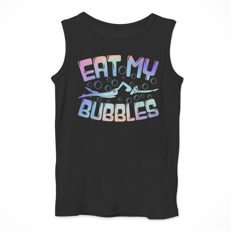 Swimming Eat My Bubbles Swim Watercolour Men Tank Top Swimming Eat My Bubbles Swim Watercolour Men Tank Top