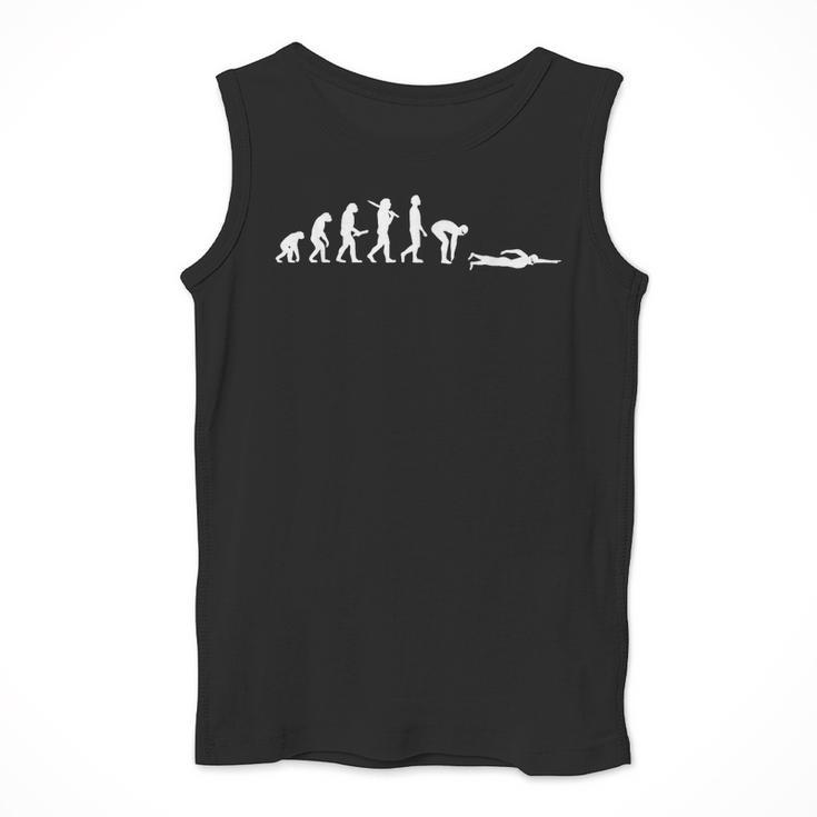 Swimming Evolution For Swimmers Men Tank Top Swimming Evolution For Swimmers Men Tank Top