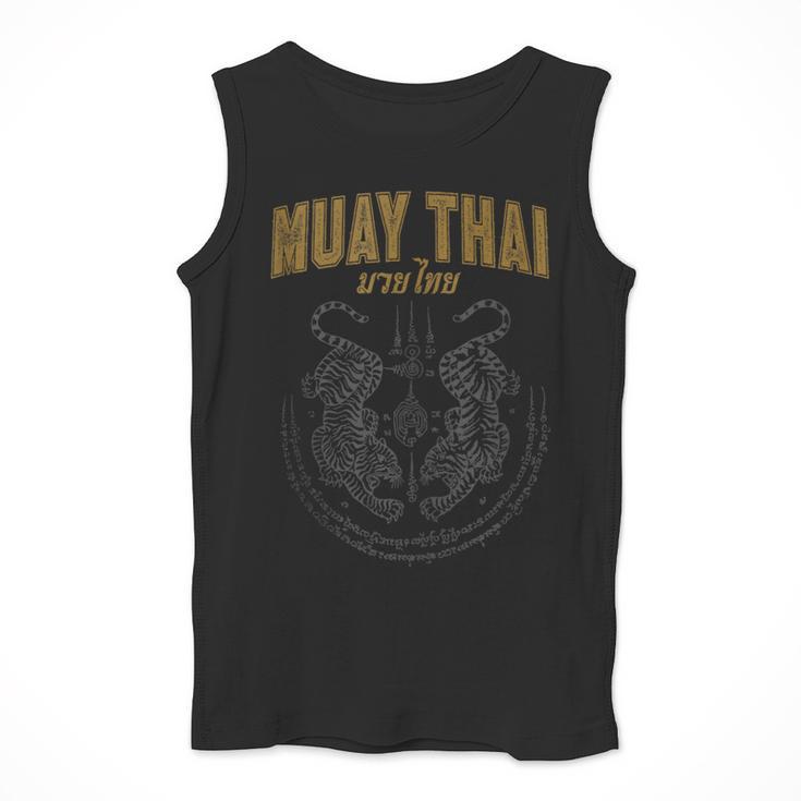 Twin Tiger Sak Yant Muay Thai Tank Top Men Tank Top