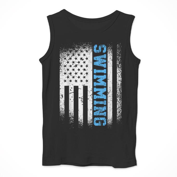 USA Flag Swimming Swim American Swimmer Men Tank Top USA Flag Swimming Swim American Swimmer Men Tank Top