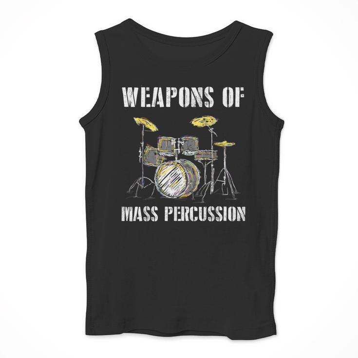 Weapons Of Mass Percussion Band Best Drummer Drum Kit Men Tank Top Weapons Of Mass Percussion Band Best Drummer Drum Kit Men Tank Top