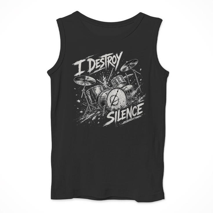 Women's Drum Kit I Destroy Silence Art Men Tank Top Women's Drum Kit I Destroy Silence Art Men Tank Top