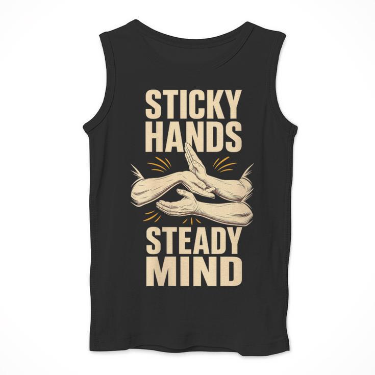 Women's Sticky Hands Steady Mind Muay Thai Boxing Men Tank Top