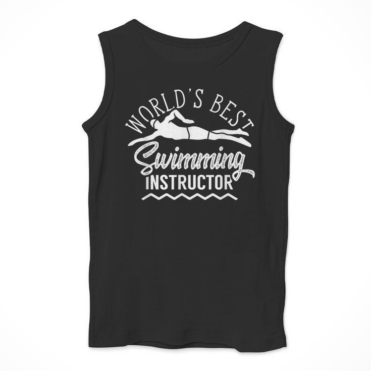 World's Best Swimming Instructor Teacher Coach Swim Men Women Kids Men Tank Top