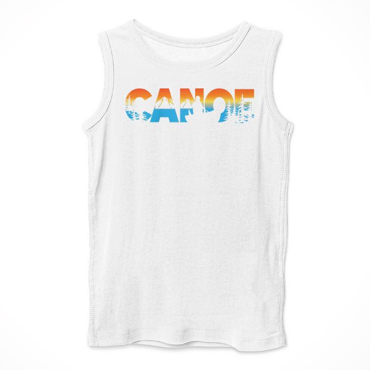 Canoe Canoeing Retro Canoe Raglan Baseball Tee Men Tank Top