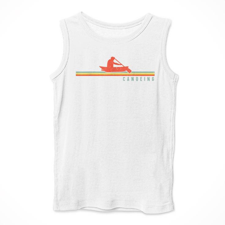 Canoe Canoeing Retro Vintage Canoeing Men Tank Top