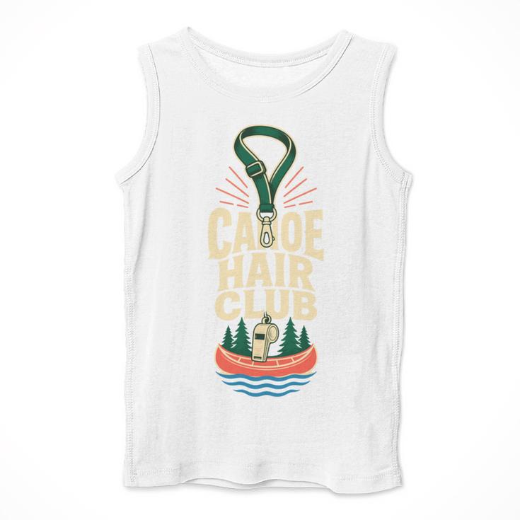 Canoe Hair Club Paddling Retro Men Tank Top