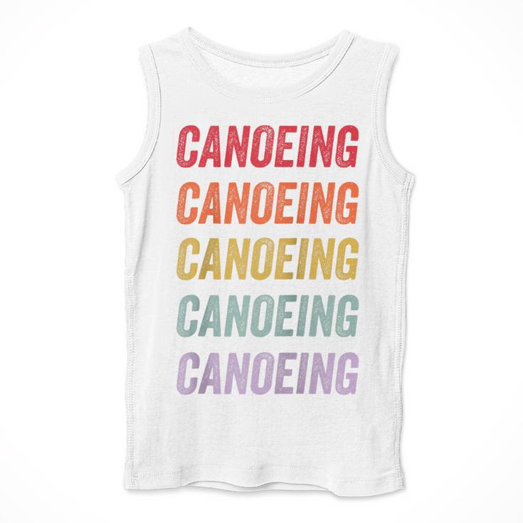 Canoeing Raglan Baseball Tee Men Tank Top