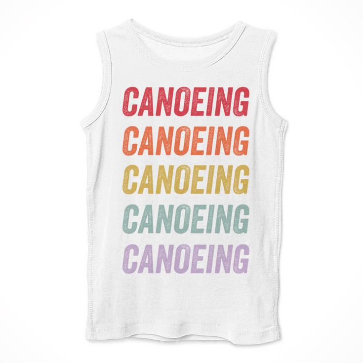 Canoeing Sweatshirt Men Tank Top