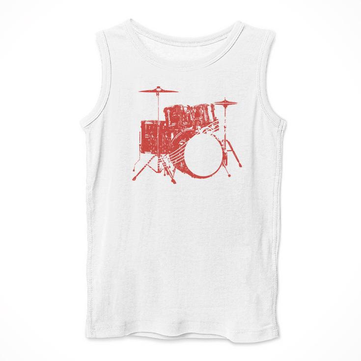 Drum Kit Drummer Band Musical Instrument Rock Music Men Tank Top Drum Kit Drummer Band Musical Instrument Rock Music Men Tank Top
