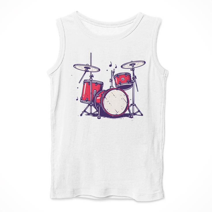 Drum Kit Electronic Drums Sweatshirt Men Tank Top Drum Kit Electronic Drums Sweatshirt Men Tank Top